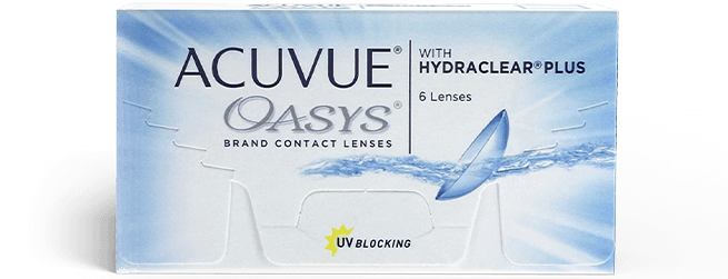 ACUVUE® OASYS® 2‑WEEK WITH HYDRACLEAR® PLUS TECHNOLOGY